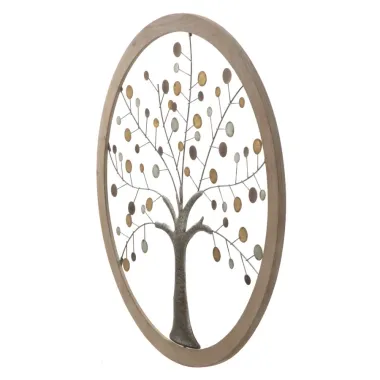 Panel ścienny Drzewo Życia LUSTRO NEW Ø 80X2 cm